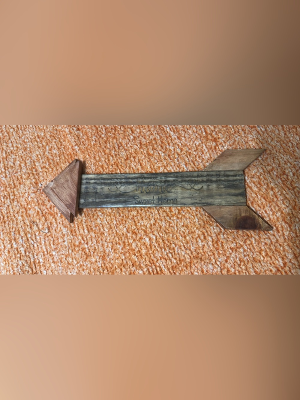 Rustic Brown Arrow Wall Decor - Sweet Home